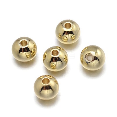 Brass Beads KK-F0317-8mm-01-NR-1