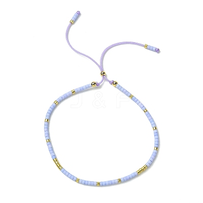 5Pcs Adjustable Glass Cylinder Seed Beads Slider Bracelet Sets BJEW-JB11455-1