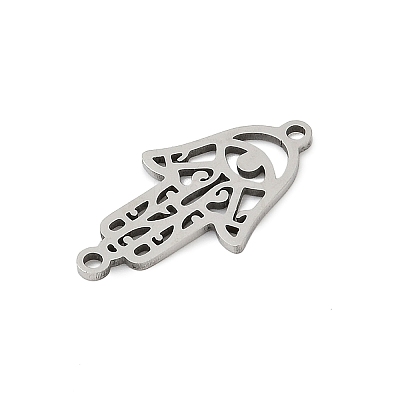 201 Stainless Steel Religion Laser Cut Connector Charms STAS-F316-37P-1