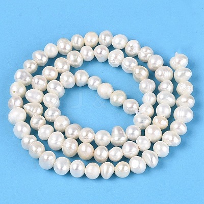 Natural Cultured Freshwater Pearl Beads Strands PEAR-N013-04H-1