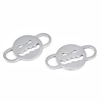 Non-Tarnish Halloween Theme Expression 304 Stainless Steel Links Connectors STAS-N095-069-1