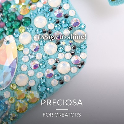 Preciosa® MAXIMA Crystal No Hotfix Flatback Stones Y-PRC-NSS10-60230-200-1