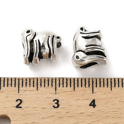 Tibetan Style Alloy European Beads FIND-M047-16AS-1