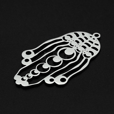 Non-Tarnish 201 Stainless Steel Pendants STAS-N090-JA707-1