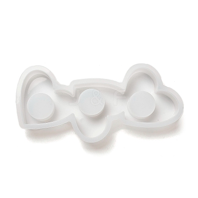 DIY Heart Candlesticks Silicone Molds DIY-G113-10B-1