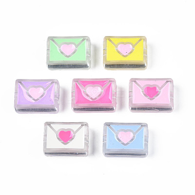 Transparent Acrylic Beads X-ACRC-S039-11-1
