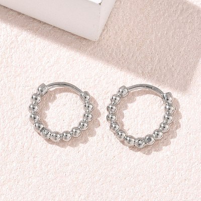 304 Stainless Steel Hoop Earrings SA-CBA46AF-25P-1