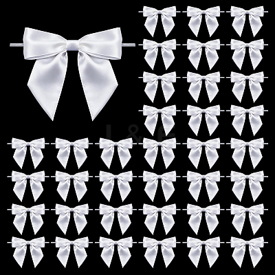 36Pcs Polyester Packaging Ribbon Bowknot AJEW-ME0003-02A-1