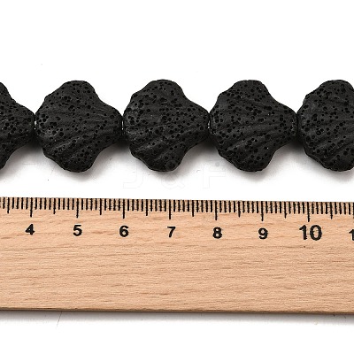Dyed Natural Lava Rock Beads Strands G-A264-A04-01C-1