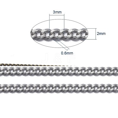 Brass Twisted Chains CHC-S103-P-NF-1