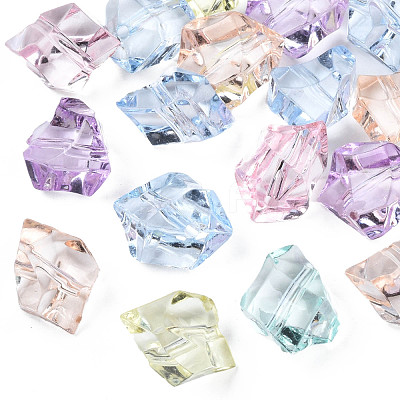 Transparent Acrylic Beads TACR-S134-026-1