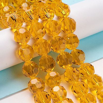 Imitation Austrian Crystal Bead Strands G-M181-12mm-08A-1
