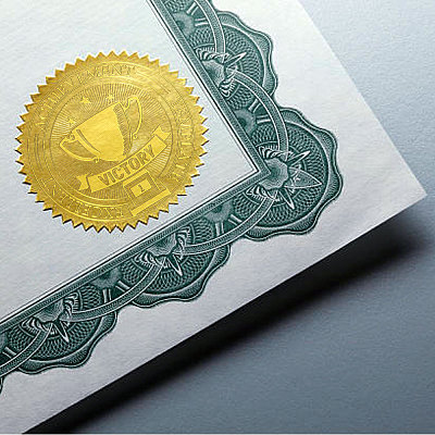 Plastic Self Adhesive Gold Foil Embossed Stickers DIY-WH0211-367-1