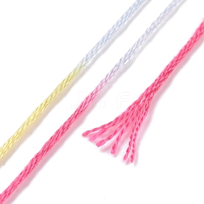 10 Skeins 6-Ply Polyester Embroidery Floss OCOR-K006-A75-1