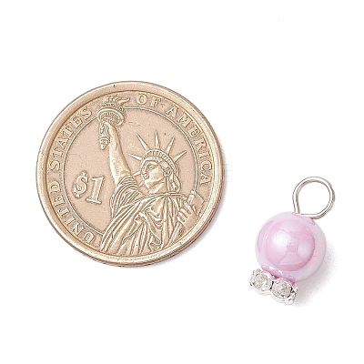 Opaque Acrylic Pendants PALLOY-JF03930-1