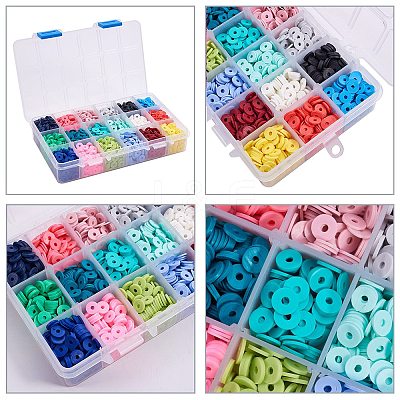 Handmade Polymer Clay Beads CLAY-PH0001-10-1