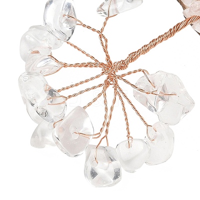Natural & Synthetic Gemstone Chips Tree of Life Decorations GG-CBAEDF6-01-1