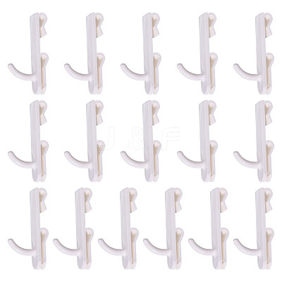 Plastic Mesh Sheet Hook FIND-WH0149-32C-01-1