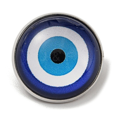 Round Glass Brooches FIND-Q096-01K-1
