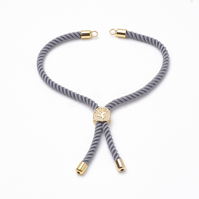 Nylon Twisted Cord Bracelet Making MAK-T003-10G-1