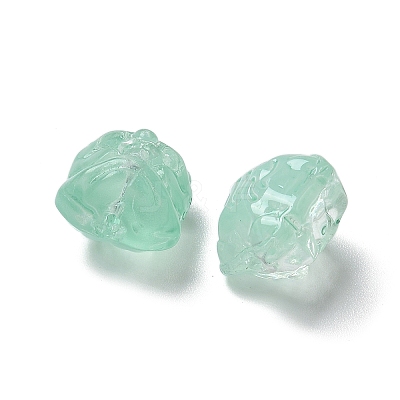 Baking Paint Transparent Glass Beads X1-GLAA-C035-01E-1