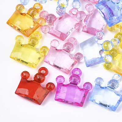Transparent Acrylic Pendants TACR-S133-011-1