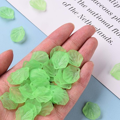 Transparent Frosted Acrylic Pendants MACR-S371-01A-733-1