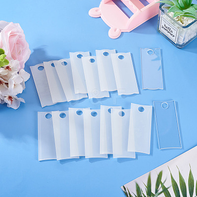 2Bag 2 Styles Acrylic Blank Label Big Pendants FIND-TA0004-77B-1
