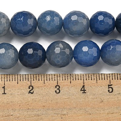 Dyed & Heated Natural Blue Aventurine Beads Strands G-E571-A10-03-1