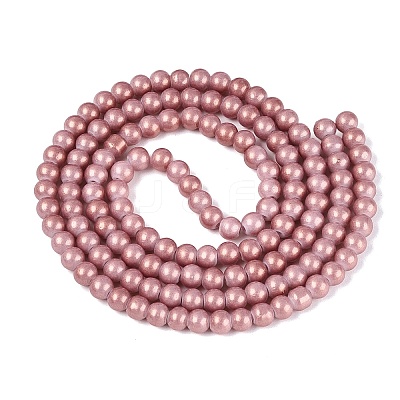 Baking Paint Glass Pearl Beads Strands DGLA-ZX001-05A-06-1