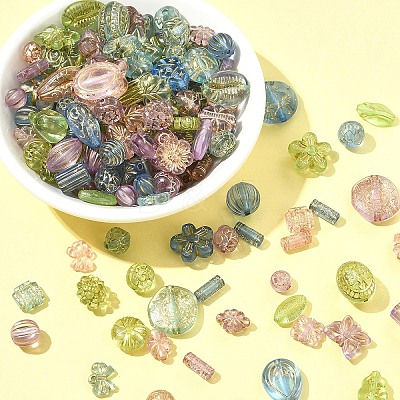 100G Transparent Acrylic Beads OACR-FS0002-01-1