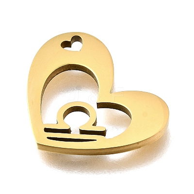201 Stainless Steel Pendants STAS-A116-01G-07-1