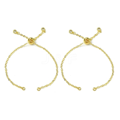 Brass Oval Link Bracelets Making FIND-Z035-22G-1