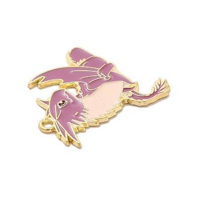 Alloy Enamel Pendants ENAM-A143-10KCG-03-1
