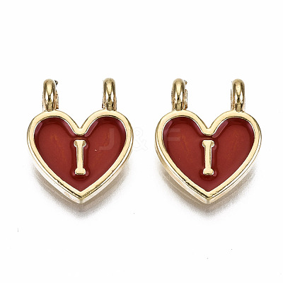 Alloy Enamel Charms X-ENAM-T012-02I-RS-1