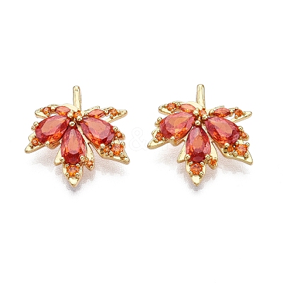 Brass Micro Pave Cubic Zirconia Pendants KK-E068-VC399-1