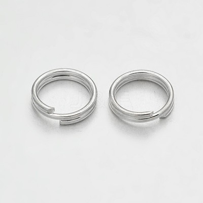 Brass Split Rings X-KK-E647-10S-6mm-1