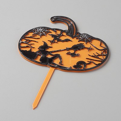 Acrylic Pumpkin Cake Insert Card Decoration DIY-H109-13-1