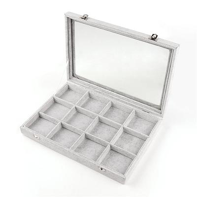 Velvet and Wood Display Boxes ODIS-R003-11-1