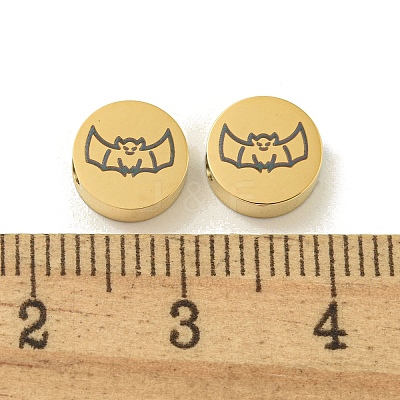 Halloween 304 Stainless Steel Beads STAS-U017-01G-G-1
