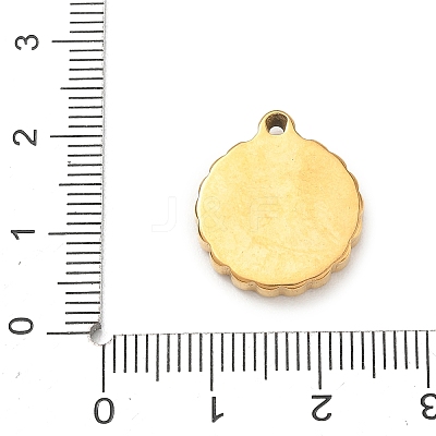 304 Stainless Steel Enamel Pendants SA-CBA8A4A-04B-G-1