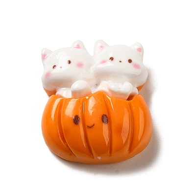 Animal Cat Theme Opaque Resin Decoden Cabochons CRES-B020-01A-1