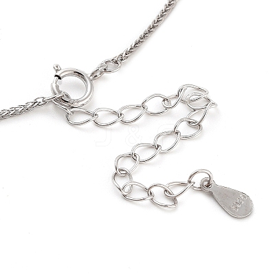 925 Sterling Silver Necklaces STER-Z009-12P-1