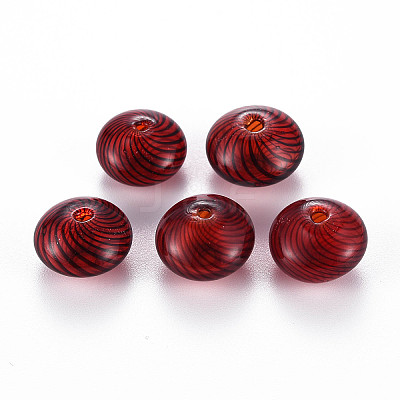 Transparent Handmade Blown Glass Globe Beads LS-X-GLAA-T012-19A-1