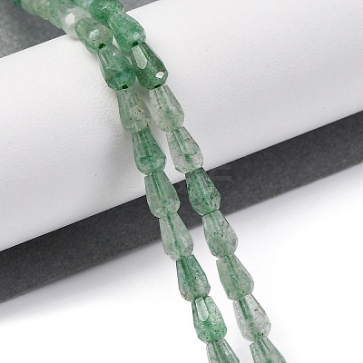 Natural Green Strawberry Quartz Beads Strands G-C080-B04-01A-1