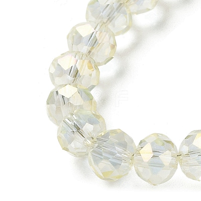Electroplate Transparent Glass Beads Strands EGLA-A034-T2mm-T16-1