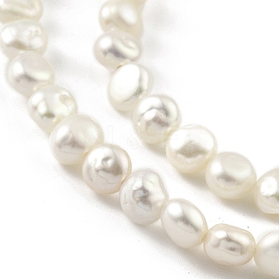 Natural Cultured Freshwater Pearl Beads Strands PEAR-A006-03D-1
