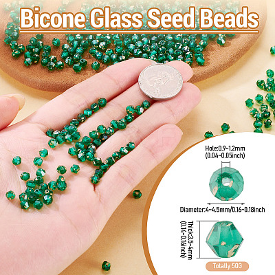 Picasso Baking Paint Glass Seed Beads SEED-TA0001-62G-1
