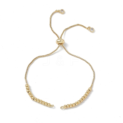 Brass Rhinestone Slider Bracelet Makings KK-E068-VD014-2-1