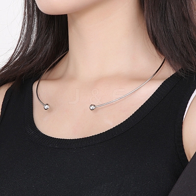 Non-Tarnish 304 Stainless Steel Necklaces NJEW-F312-01P-1